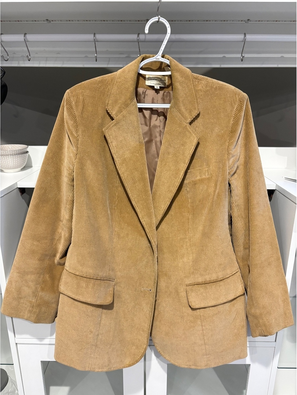 Vintage MS Classics Corduroy Blazer Jacket Size 38